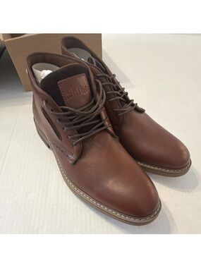 Arkbird Men's Brown Leather Chukka Boots